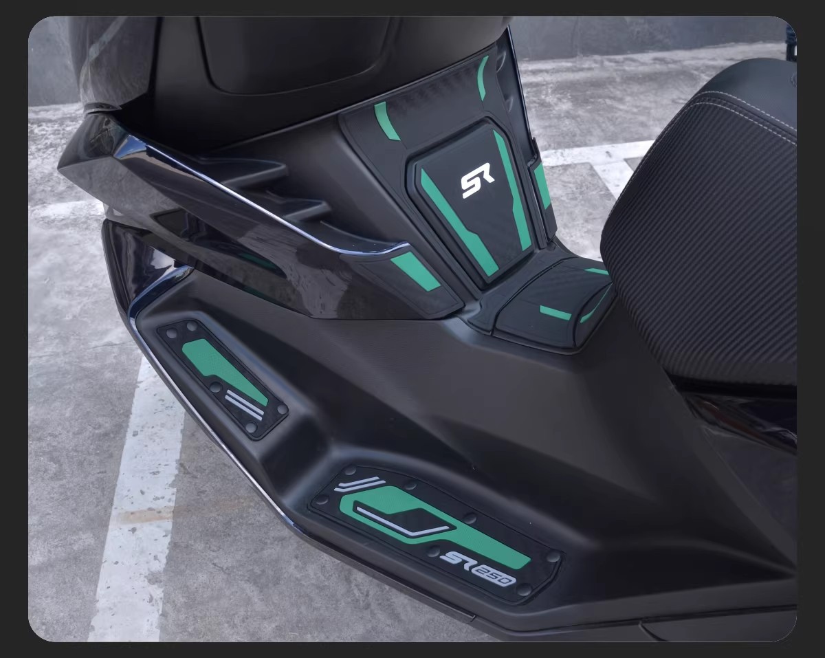 Suitable for Wuji Sr250Gt Latex Fuel Tank Sticker, Body Protection Sticker, Fishbone Waterproof Sticker, Film Modification Accessories