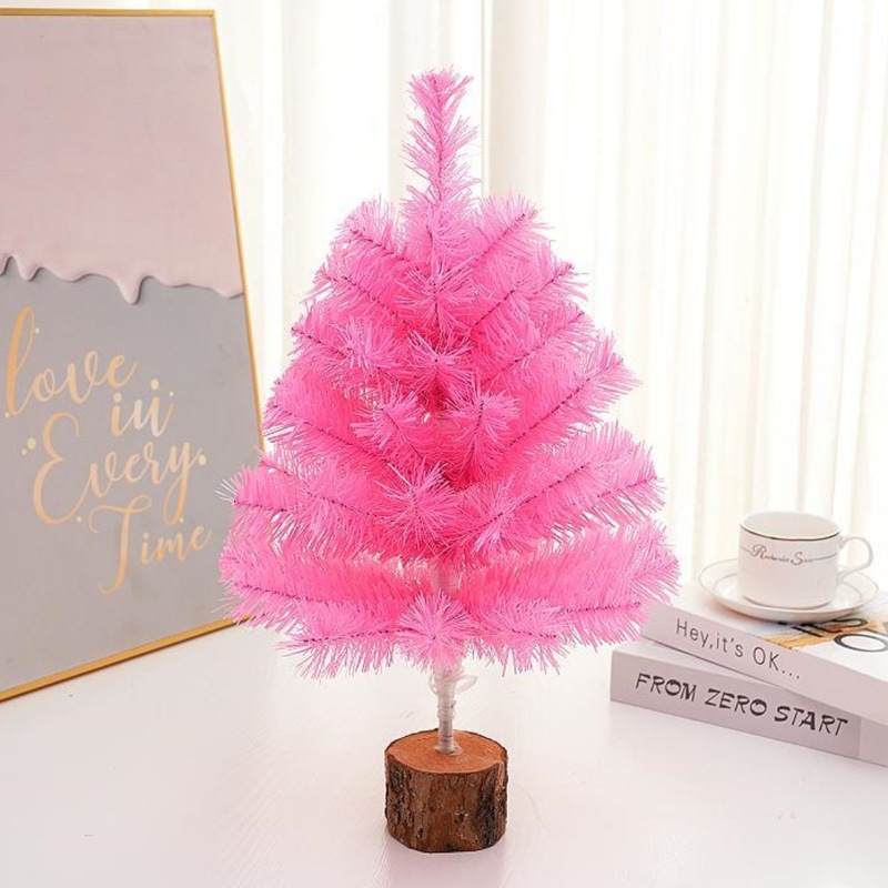 Amazon限定 クリスマスツリー ミニデスクトップオーナメント 45-60CM ピンク ブルー レッド クリスマスツリー|undefined