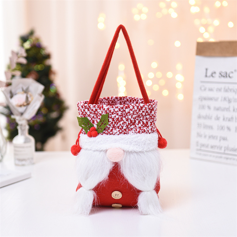 Christmas Fashion Solid Color Cloth Party Gift Bags 1 Piece display picture 2