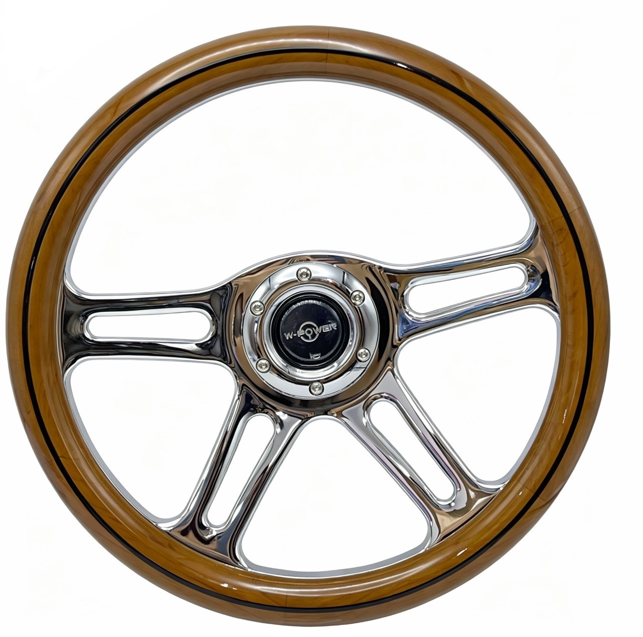 In-stock vintage racing steering wheel for car modification, suitable for Santana, Lada, Jetta, Beidouxing, Swift, solid wood 14inch