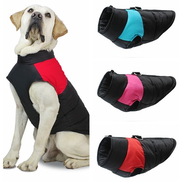 Pet Cotton Coat Vest Christmas Camouflage New Thickened Waterproof Windproof Cat and Dog Clothes Outdoor Leash Buckle