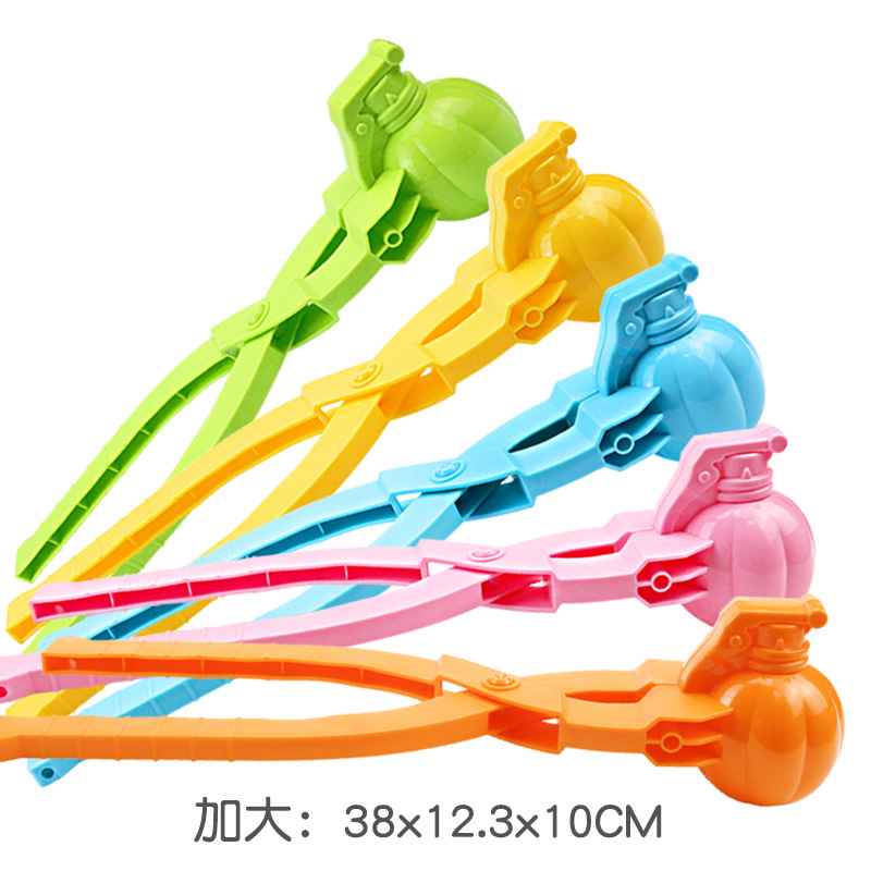 Bola de nieve al aire libre para niños lucha juguete artefacto extra grande bola de nieve clip de plástico dinosaurio amor clip nieve molde conjunto de herramientas