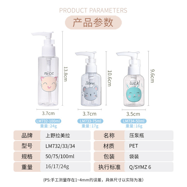 LMLTOP Cosmetic bottle