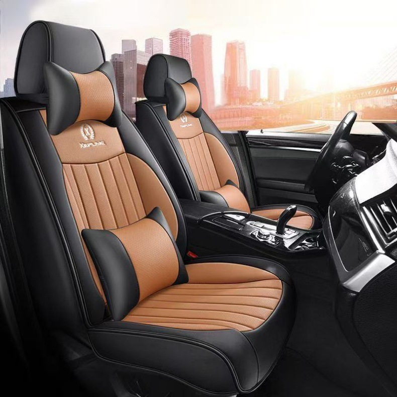 2025 All-Season Universal Seat Cushion Full Coverage Car Seat Pad Nappa Leather Seat Cover Specially Designed for Cross-Border Hot Sales