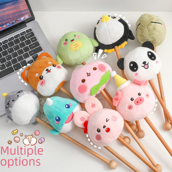 Massage Hammer, Hammer Stick, Cartoon Cute Plush Hammer, Neck, Shoulder, Meridian, Leg, Handheld Back Beater Wholesale