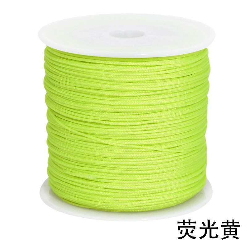 工場直販 No.72 翡翠ライン 0.8mm DIY 手織りロープ 転送ビーズ リングライン ブレスレット ビーズロープ|undefined