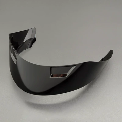 helmet tail spoiler, Dəbilqə (Kaska) aksesuarları - z8-large-rear-wing-gloss-black