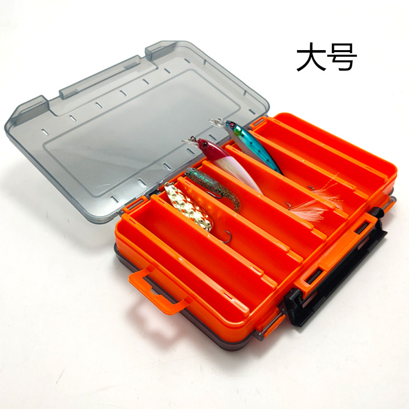 Caja de camarones de madera caja de Luya de doble cara Mino caja de almacenamiento de cebo falso accesorios de artes de pesca Caja de Herramientas caja de cebo Luya de pesca al por mayor