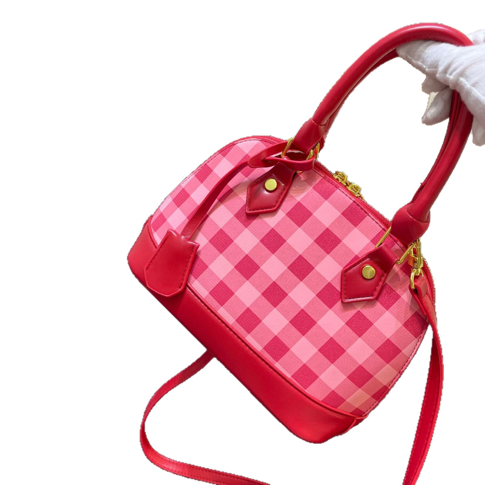 Classic Monogram Women's Shoulder Bag, Niche Plaid Handbag_voghion.com