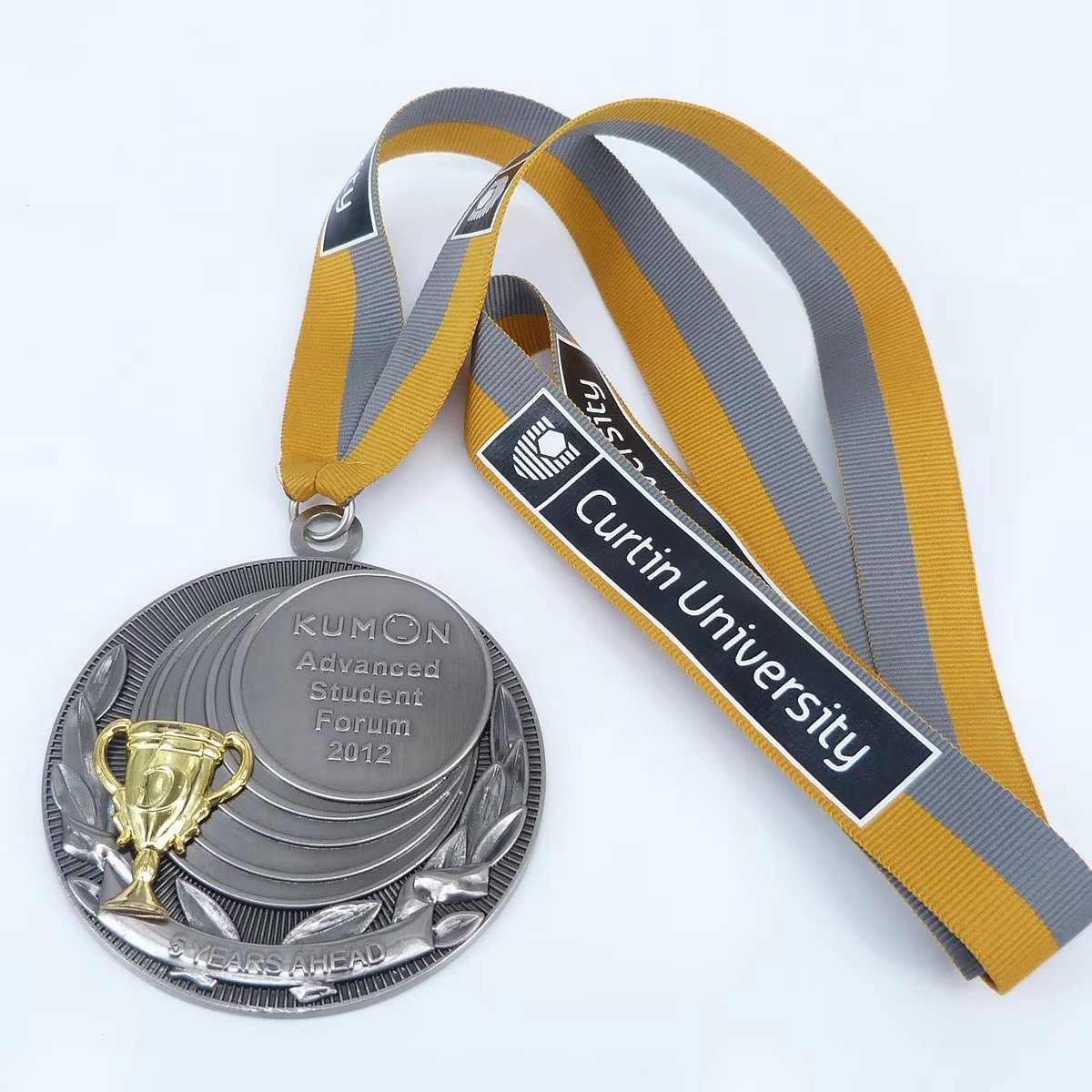Medalla metálica personalizada medalla de oro, plata y cobre medalla de competición medalla de aleación de zinc medalla conmemorativa maratón personalizada