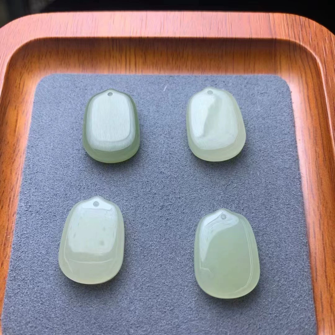 Натуральный нефрит Hetian ничего брендовый кулон нефрит Hetian брендовый материал Материал Цинхай кулон нефрит Hetian DIY аксессуары инкрустация