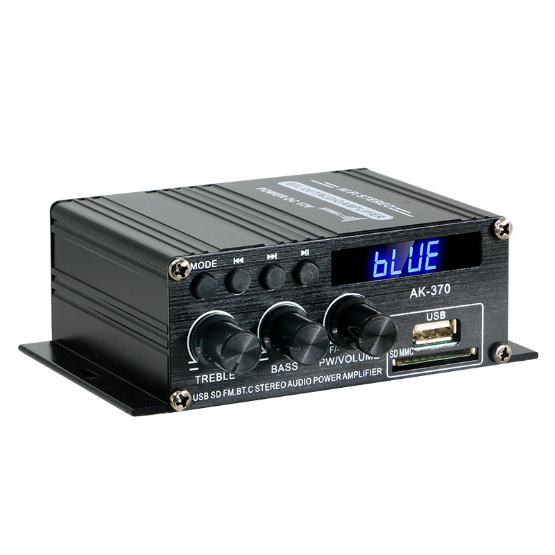 メーカー卸売クロスボーダーホットセール AK370 Bluetooth HIFI アンプ車ホーム 12V アンプアンプ|undefined