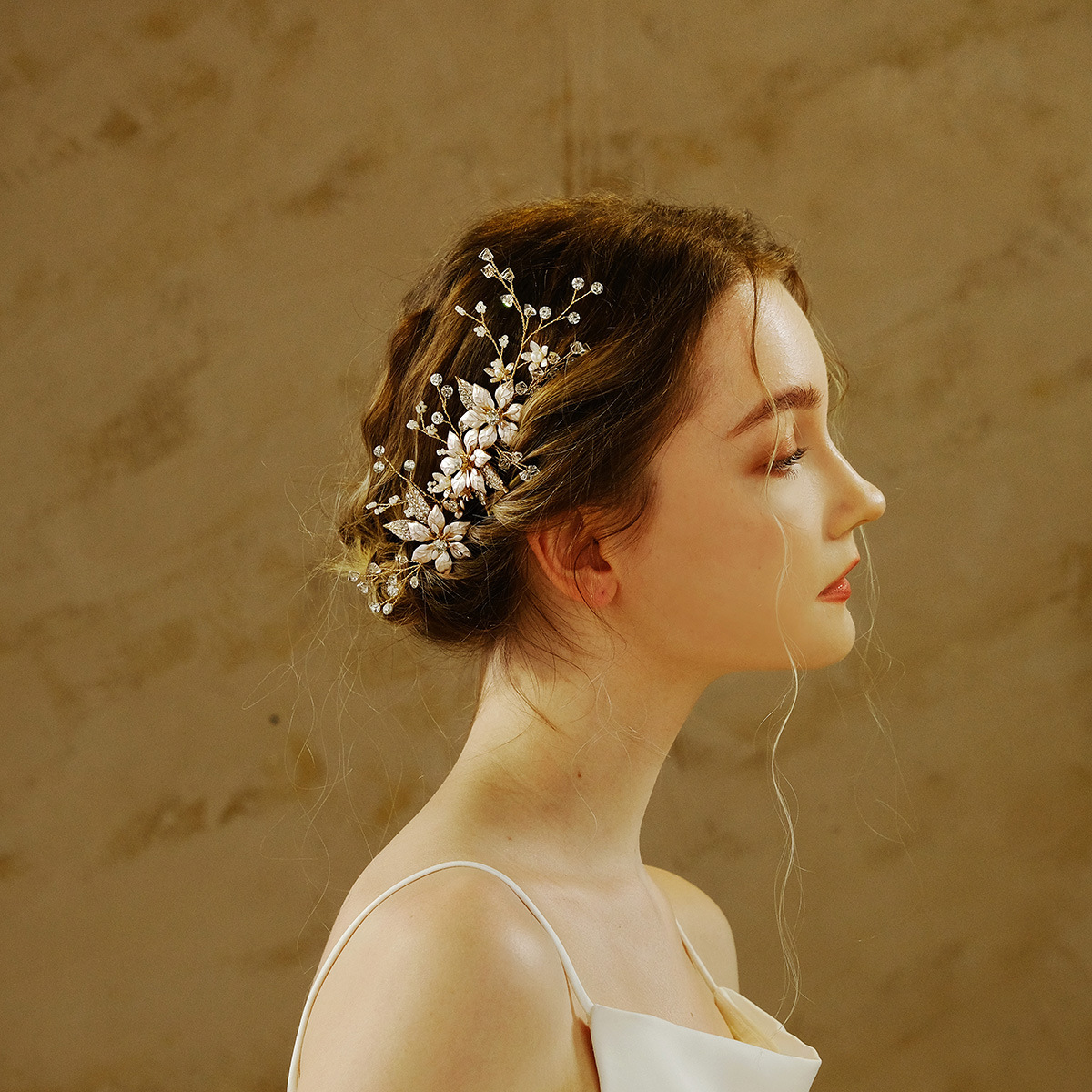 8# 헤어 빗 KC 골드