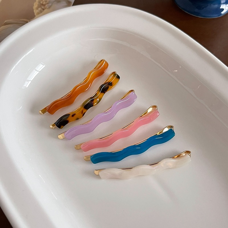 2PC Bunte Metall Acetat Haar Clips Verschiedene Vintage Haarnadel Grips für Mädchen Frauen Kinder Childs Krabben Haar Zubehör – Detail 17