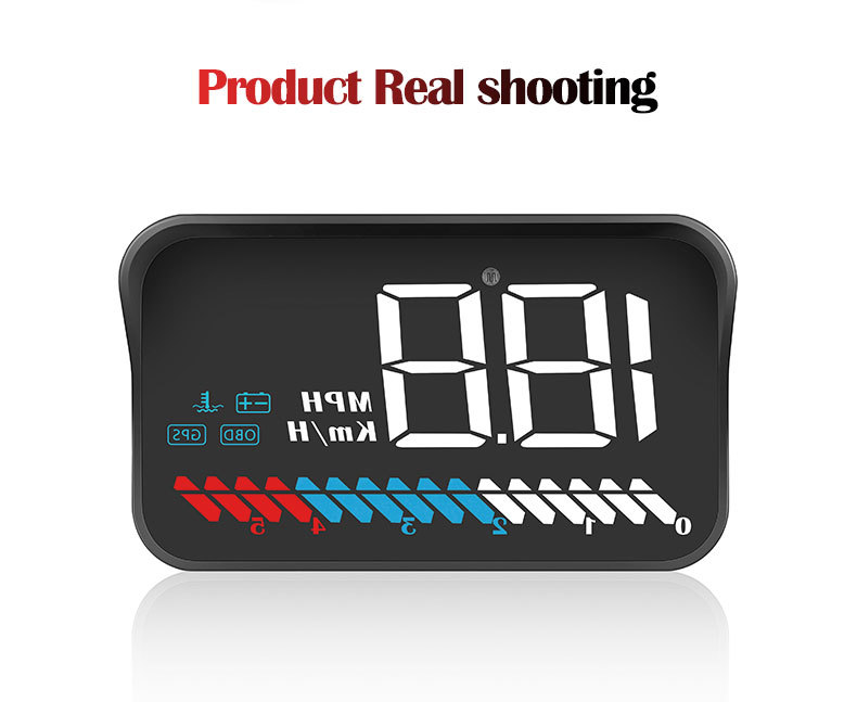 Cross-border best-selling car HUD head-up display OBD+GPS dual-system intelligent high-definition multifunctional on-board computer