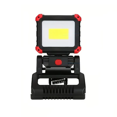 Cross-Border Ce+Rohs Rechargeable Cob Magnetic Clamp Work Light, Rotatable Portable Ultra-Bright Led Work Light (İşçi projektorları) - black