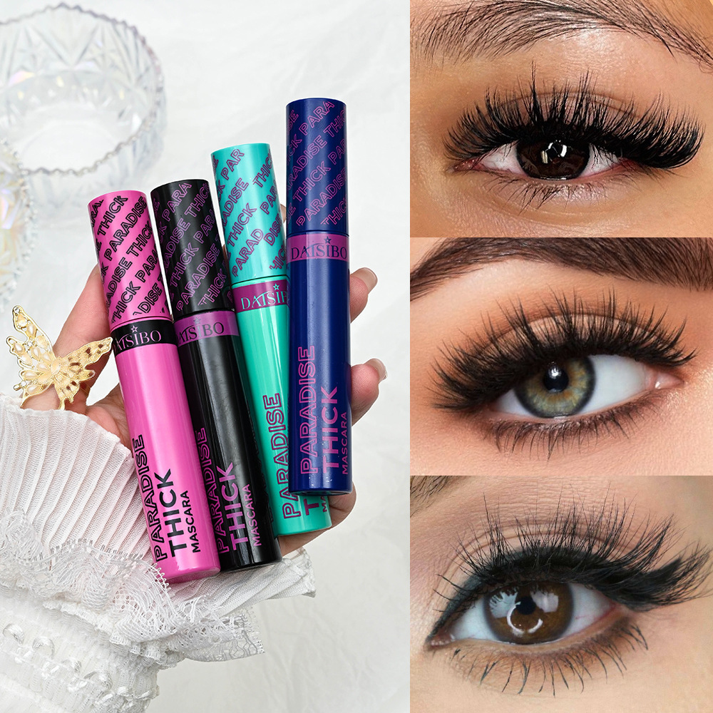 Daisibo Central and South America Cross-Border Popular Waterproof Thickening and Lengthening Non-Smudged Large-Capacity Four-Color Mascara