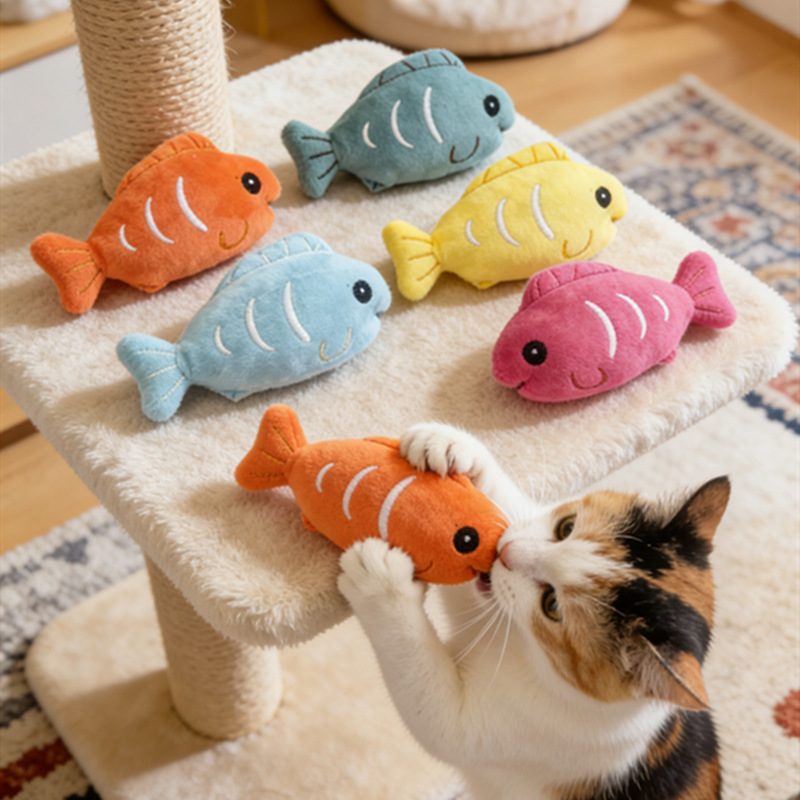 Catnip Crinkle Paper Cat Toy Clownfish Kitten Self-Entertainment Boredom Relief Cat Chew Toy Teeth Cleaning Cat Daily Supplies Catnip Crinkle Paper Cat Toy Clownfish Kitten Self-Entertainment Boredom Relief Cat Chew Toy Teeth Cleaning Cat Daily Supplies