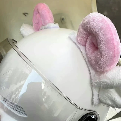Motosiklet dəbilqələri – Ears Three-Dimensional Decoration