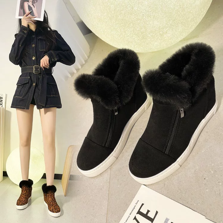 Внешняя торговля зимняя новая толстая подошва плюс толстые снежные сапоги женские трансграничные большие размеры теплые полотенца короткие сапоги хлопчатобумажные туфли женщины