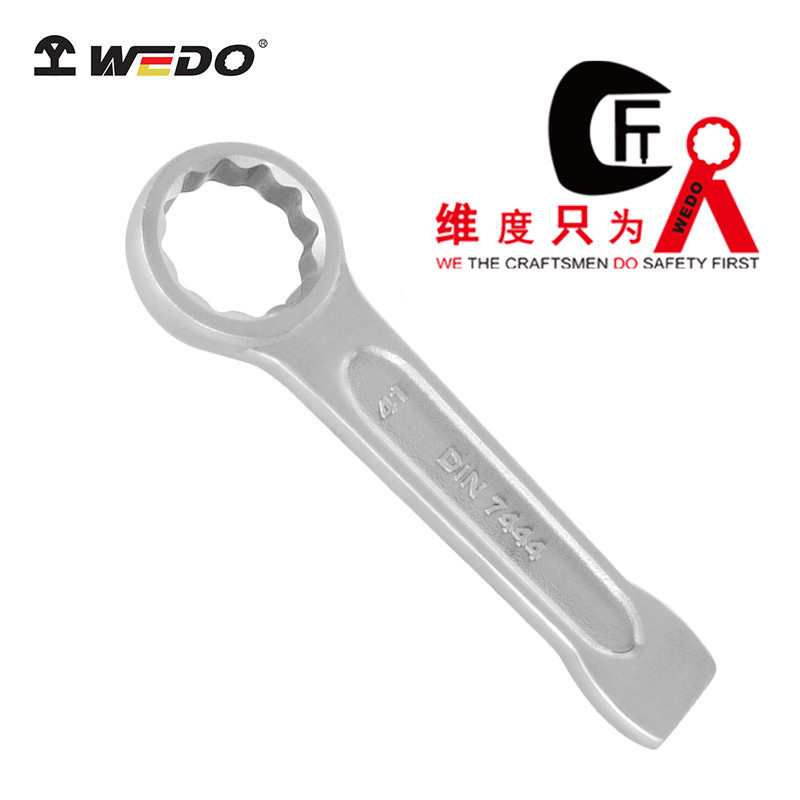 WEDO维度品牌 不锈钢304/420工具德标敲击梅花扳手直柄敲击扳手