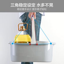 拖把清洗桶长方形拖地水桶平板拖把家用大号塑料桶储水拖布桶专用