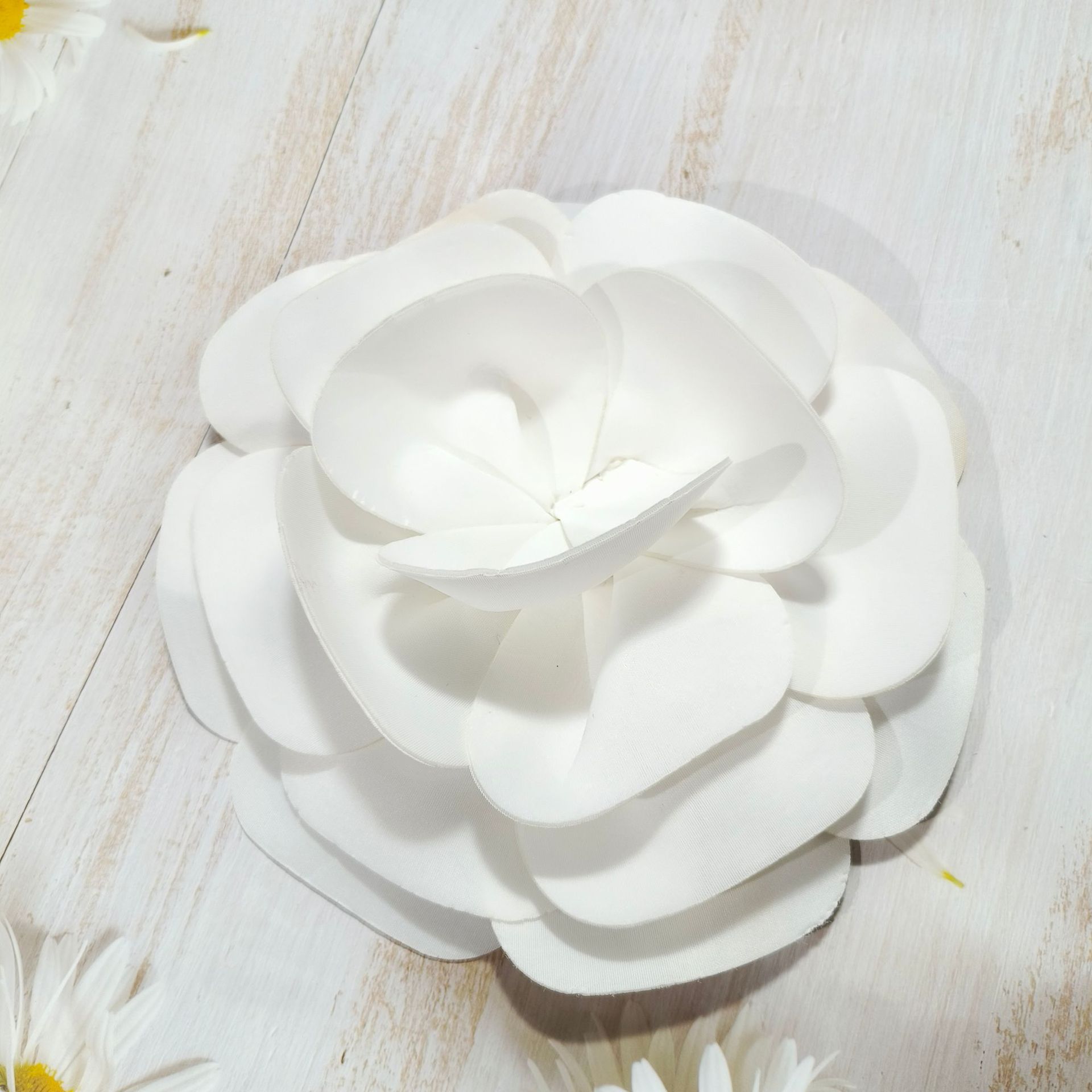 28cm 입체 꽃 흰색