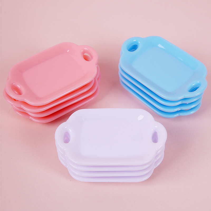 미니어처 음식 장난감 빈 접시 모조 세라믹 양각 물고기 접시 미니 주방 DIY 시뮬레이션 음식 빈 접시 저녁 식사 접시
