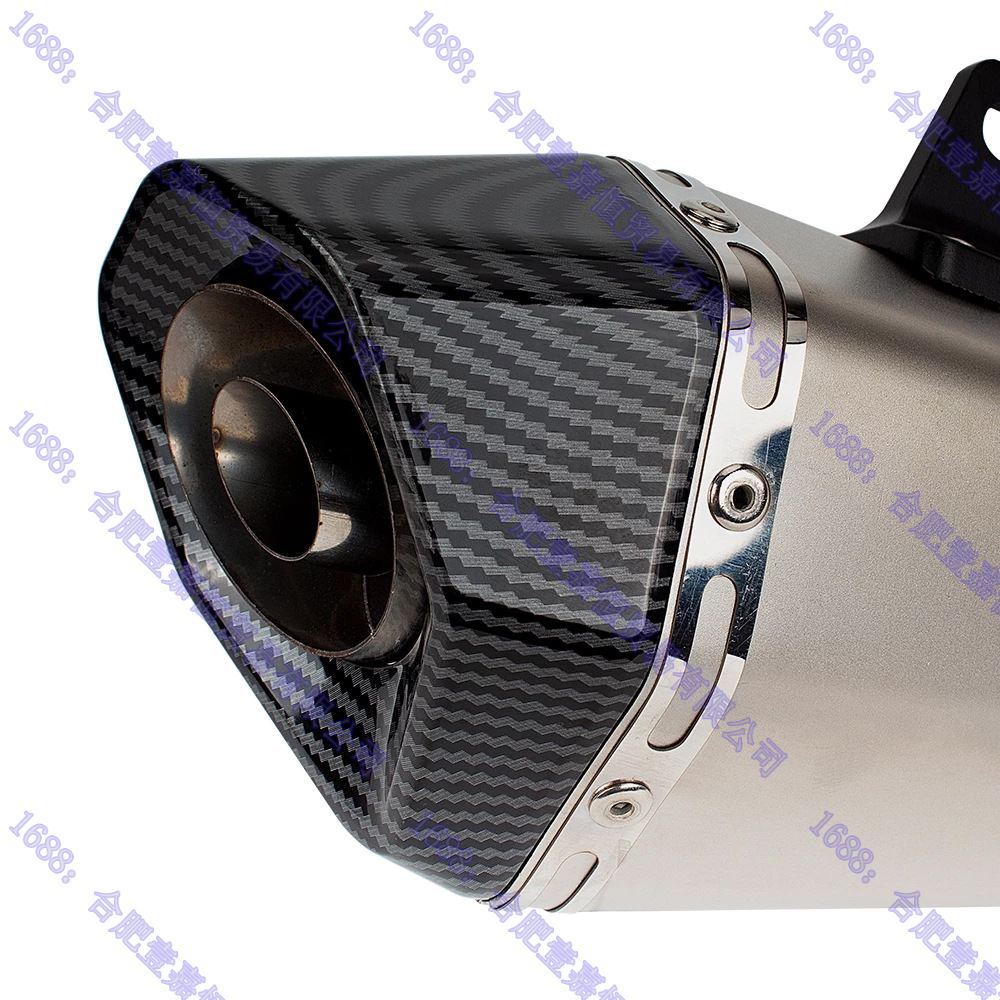 Cone-Shaped Hexagonal Exhaust Pipe for Ninja400 Zx4R Gsx250R Ktm Modified Cone-Shaped Hexagonal Exhaust