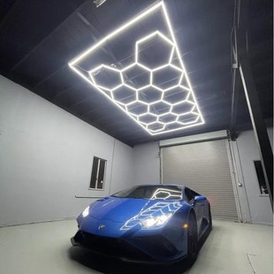 Cross-Border Led Gym Light Waterproof High-Bright Garage Light Car Wash Center Modified Film Special Lighting 14 Holes
