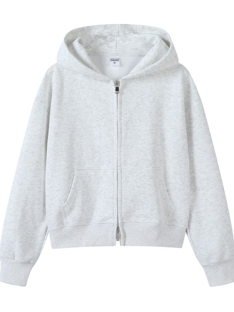 Corto estilo coreano de ropa de mujer compuesto de algodón plata chaqueta con cremallera de camisa con sombrero de invierno suelta al por mayor