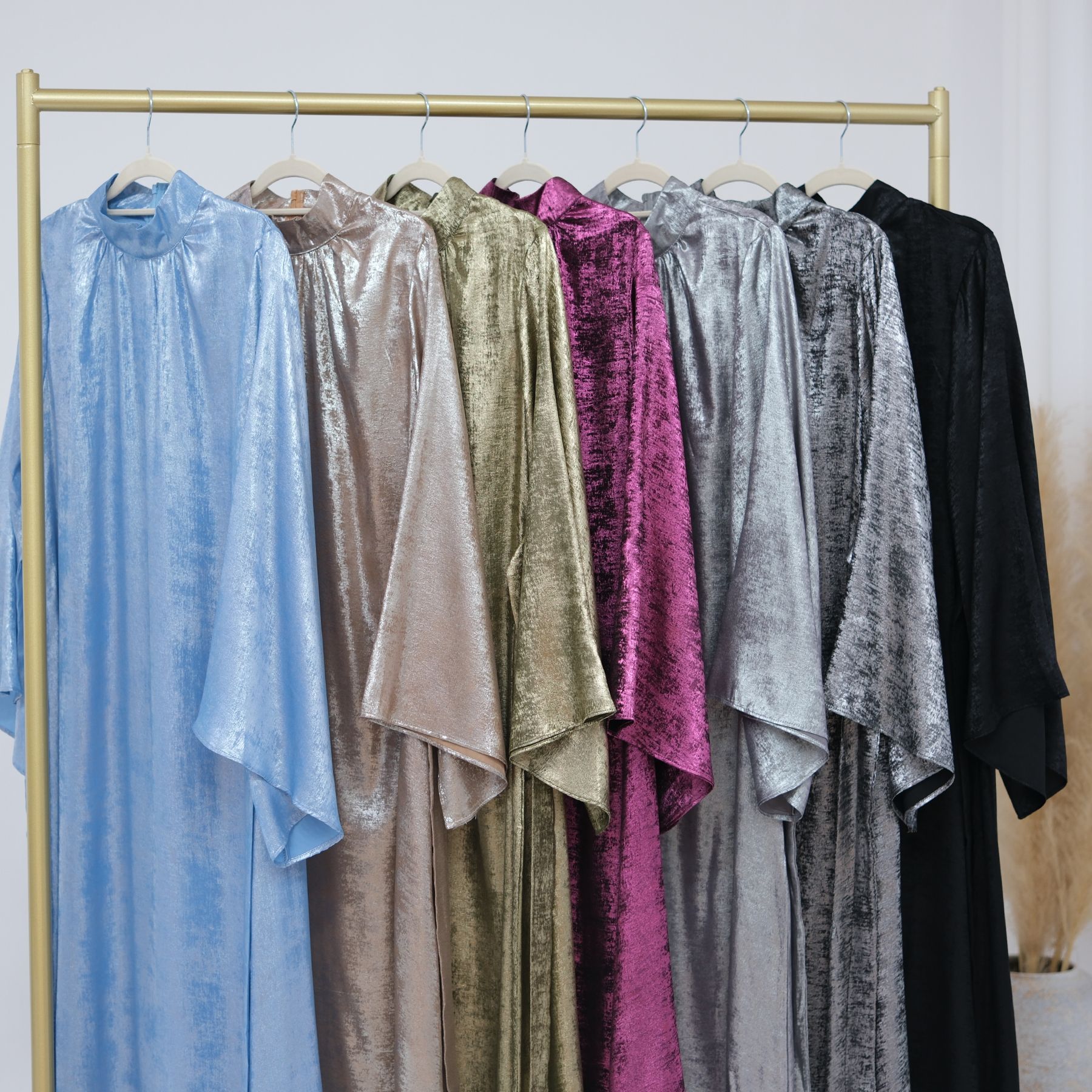 Women's Clothing fashion stitching Dubai Türkiye elegant dress _voghion.com