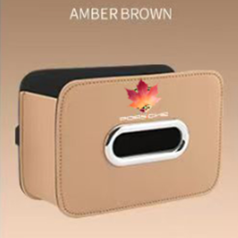 Table and Chair Tissue Box, Car Tissue Box, Armrest Box Tissue Pack, Rear Seat Tissue Box, Genuine Leather Car Interior Tissue Box