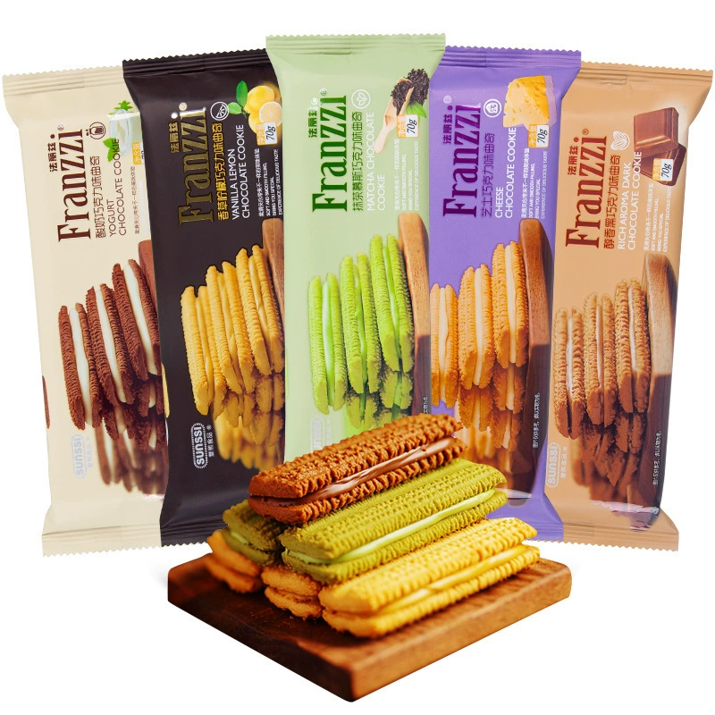 Cookie Snack Fariz 70 g, assorted 5 flavors, 6 sticks per pack