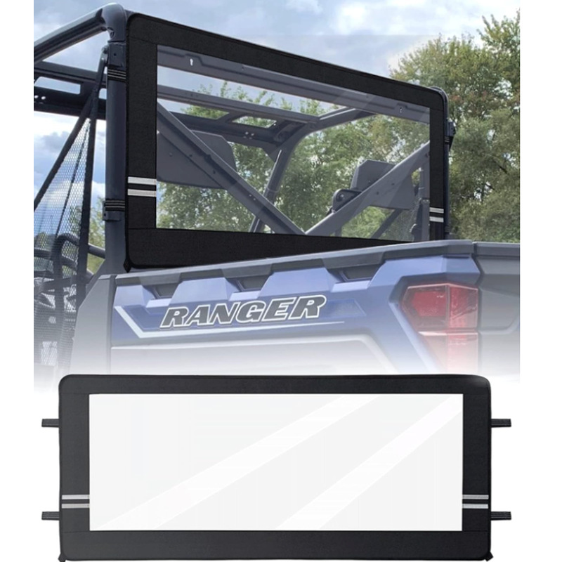 UTV rear windshield compatible with Polaris RangerXP1000ift NorthStar Edition