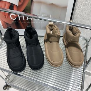 Women's warm thick-soled snow boots 2023 Winter new non-slip bread boots waterproof down boots short