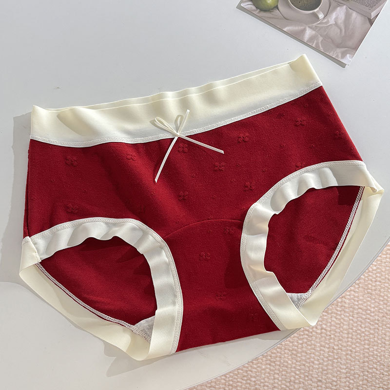 柔らかい新疆綿 ~ 女子綿綿綿綿パンツ女子a類綿中腰抗菌綿股レディースパンツ