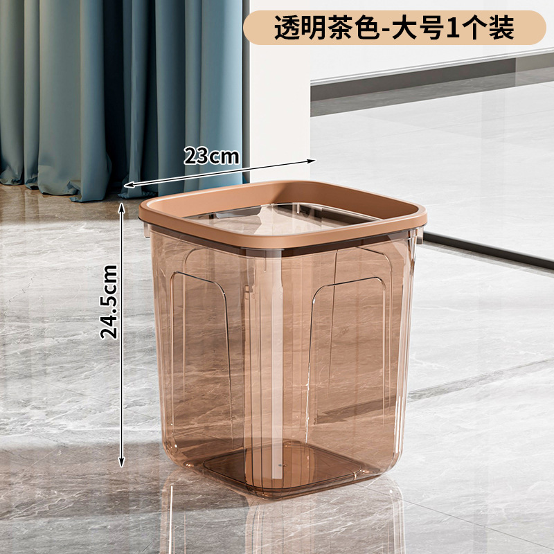 軽くて高級な透明ゴミ箱、家庭用トイレ、バスルーム、大型紙バスケット、キッチン、リビングルーム、高級B&Bゴミ箱|undefined