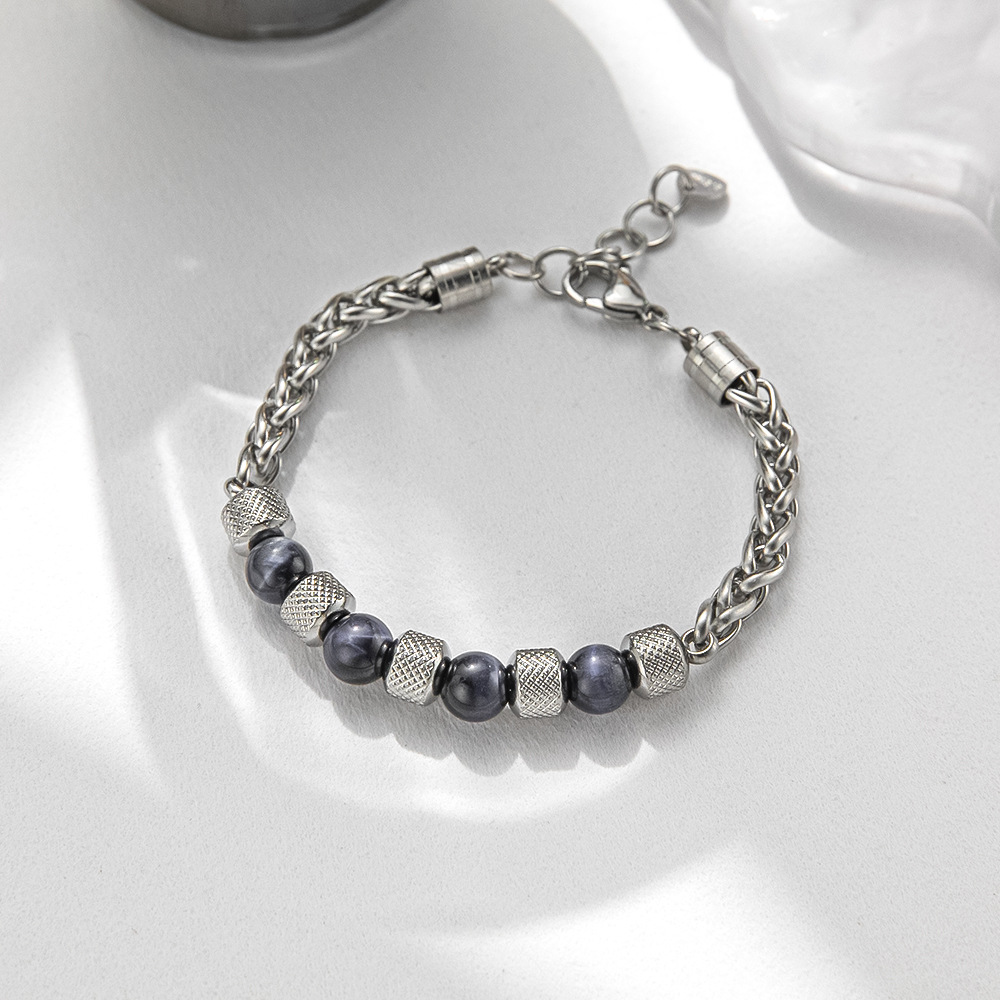 Fashion Geometric Titanium Steel Plating Bracelets 1 Piece