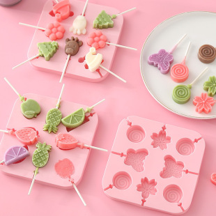 Lollipop Cheese Stick Mold Home Children's Homemade Ice Cream Ice Cream Candy Chocolate Baking Silicone Mold