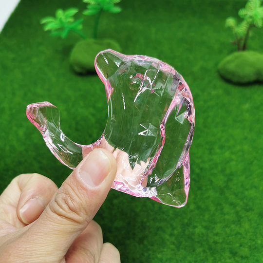 New in stock Acrylic Crystal Simulation Big Dolphin Aquarium Small Animal Model Ornaments Children's Decorations