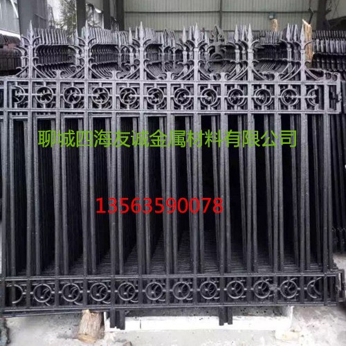 江苏苏州 厂房小区铸铁护栏 铸铁围栏 学校铁艺栅栏 单位围墙