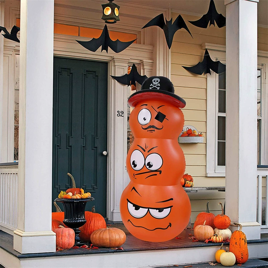 Новый трансграничный Тыквенный Фонарь надувной Хэллоуин тыквенный стакан надувной призрак интерьер открытый декоративный реквизит