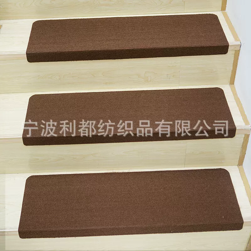 找工厂日式实木楼梯垫踏步垫防滑家用tpr地垫地毯台阶贴防滑耐磨
