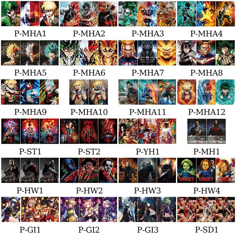 Animación 3D Pintura tridimensional Bao Ke Meng Póster Dragón que escupe fuego/Tortuga de flecha de agua/Miao Frog Semilla Pintura de rejilla Spot al por mayor