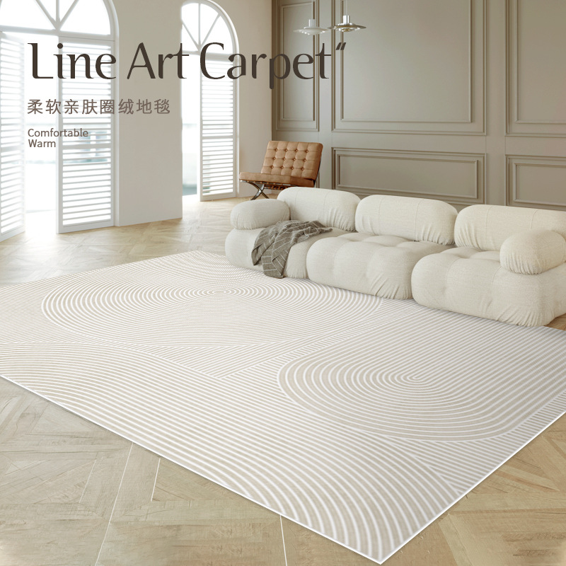 2024 New Arrival Living Room Rug, Sofa & Coffee Table Blanket, Bedroom Bedside Carpet, High-End Light Luxury Floor Mat for Large-Scale Full Coverage