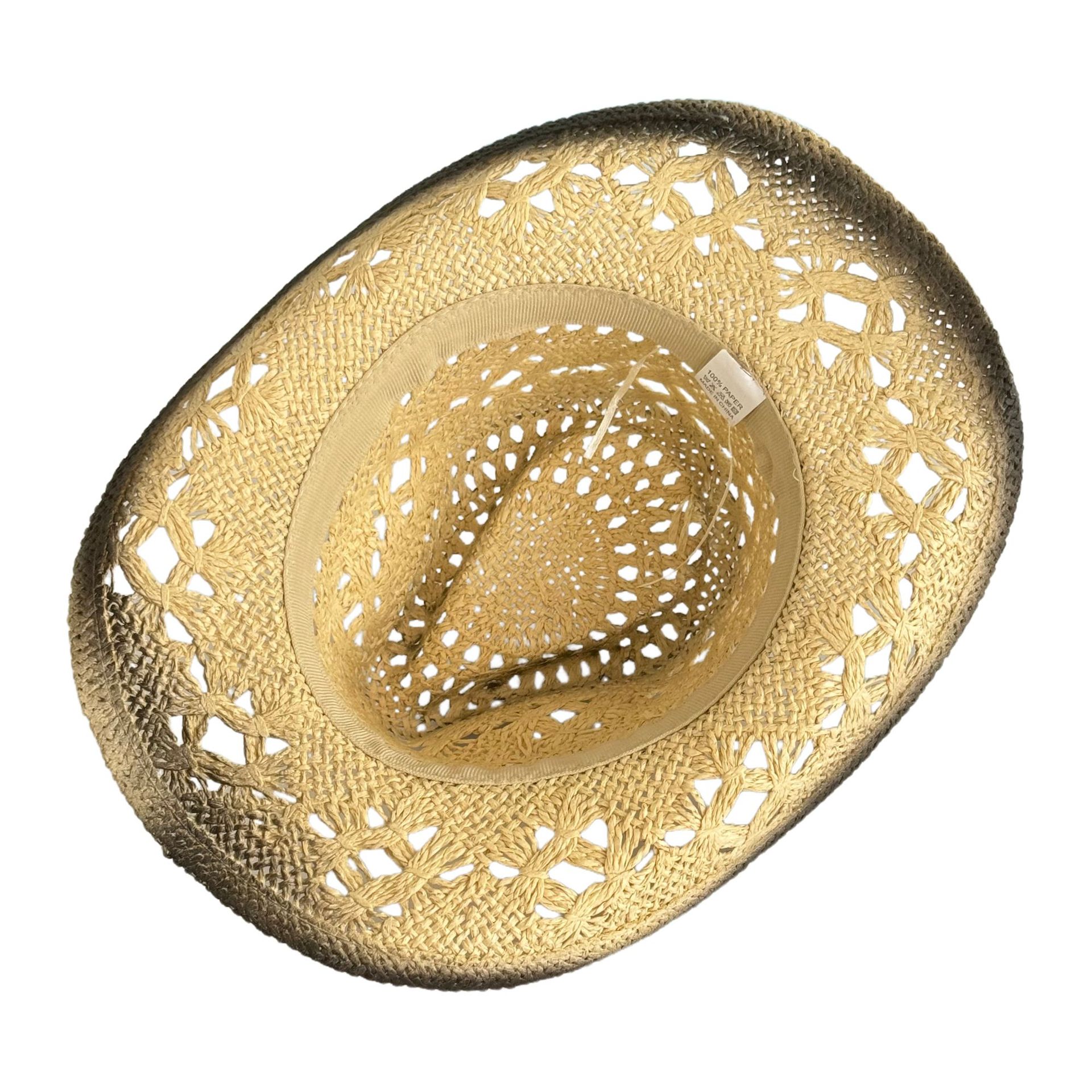 Vintage Straw Cowboy Hat For Beach Holidays And Summer Vacation_voghion.com