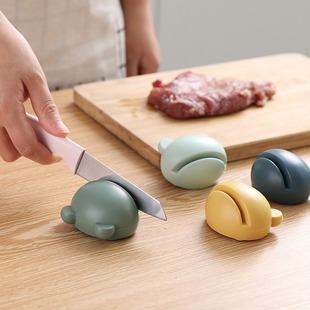 Knife sharpening stone household kitchen knife kitchen fast sharpening artifact non-slip mini cute universal sharpener sharpening tool