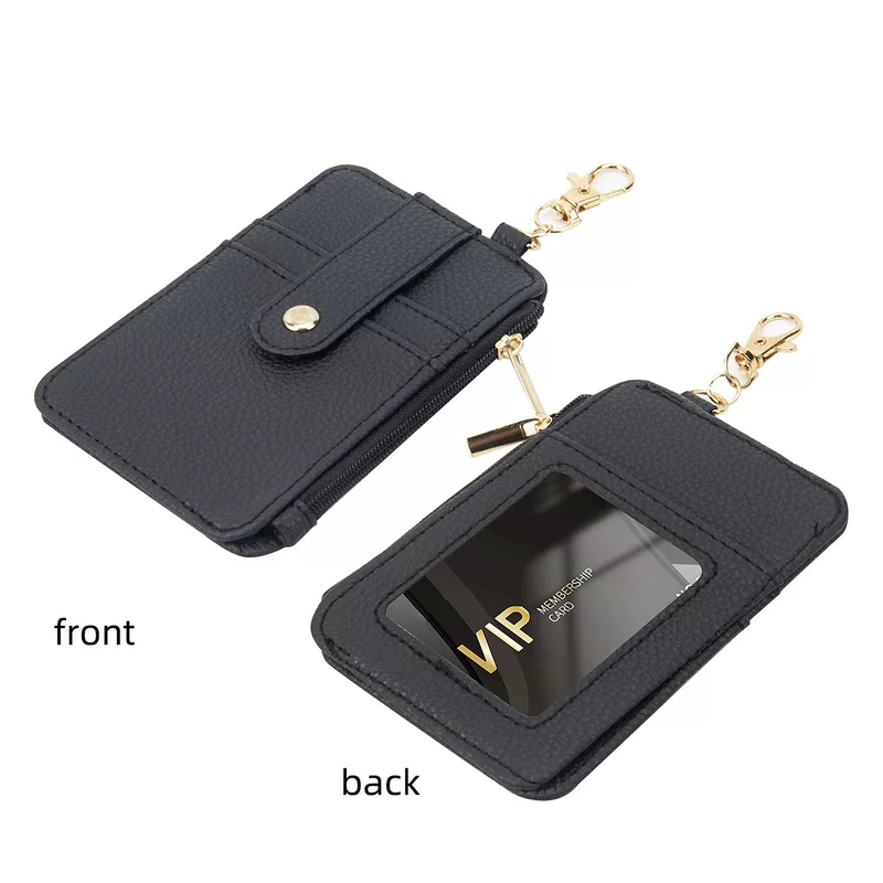 Брелок на молнии, кошелек, универсальный держатель карт, чехол для проездных карт