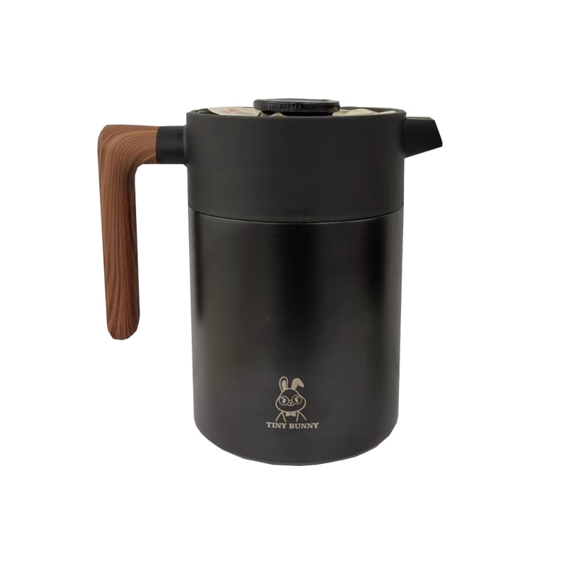 WBZ7新款焖茶壶保温壶家用小型不锈钢泡茶壶闷泡壶陶瓷内胆 礼品